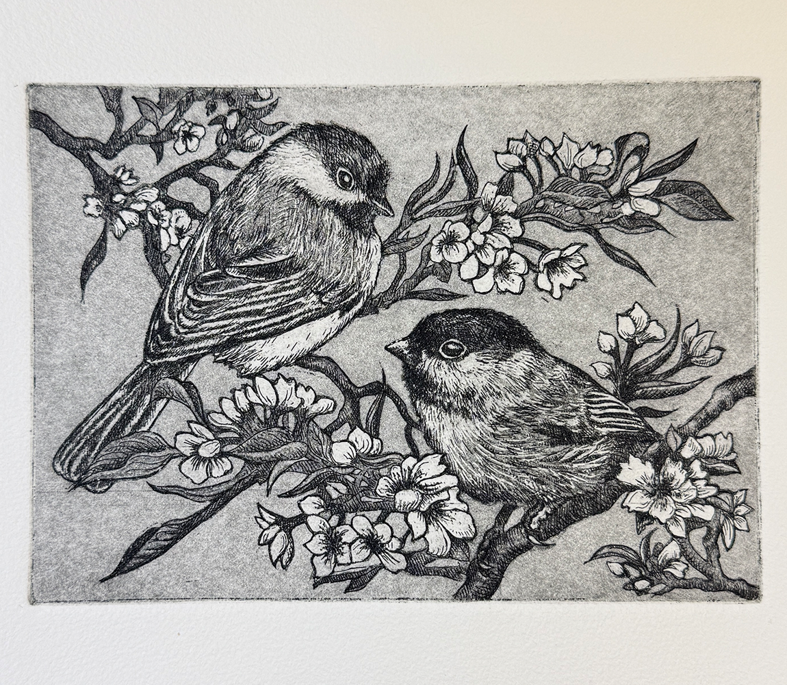 Chickadees in Spring - Kathy Anderson